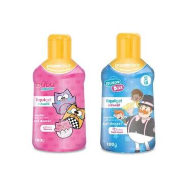 Imagem de Creme Dental Powerdent Liquigel Infantil Bubu e Mundo Bita 100g, Mundo