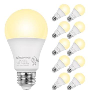 Imagem de Lâmpada LED DEWENWILS A19 10W (equivalente a 60W) 800lm 2700K