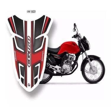 Imagem de Adesivo Protetor Lateral Honda Cg Titan 160 2015/2018 Kit 09 - Resitan