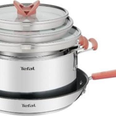 Imagem de Conjunto De 4 Panelas Em Inox Optispace Tefal