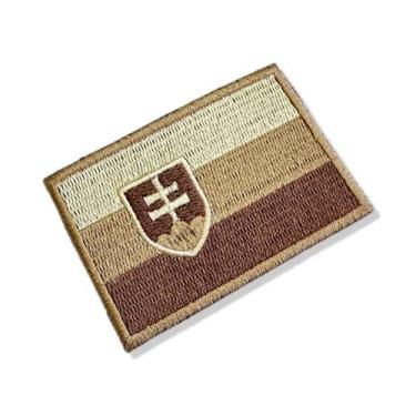 Imagem de BP0197-004 Bandeira Eslováquia Patch Bordado 7,5x5,0cm - BR44