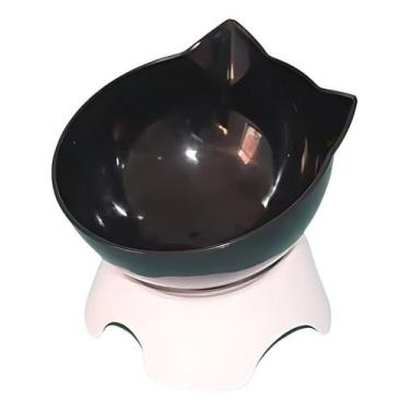 Imagem de Comedouro Bebedouro Gatos Tigela Ergonômico Elevado Alto - Alwy