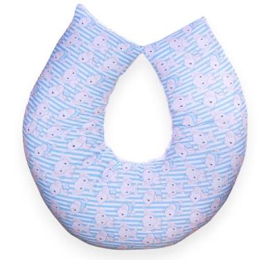 Imagem de Almofada Amamentação para Bebê Menino Sublimada - Carinha de Anjo, Ele