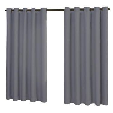 Imagem de Cortina Blackout Tecido Grosso 2,60 Larg x 1,50 Alt P/Sala Quarto Jane