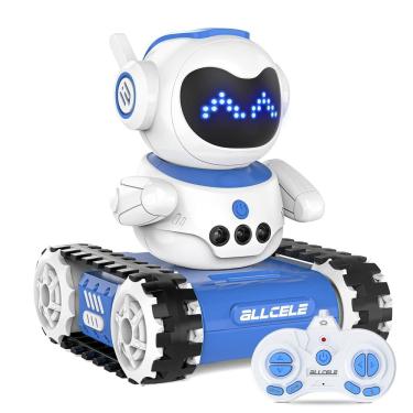 Imagem de Robô Toy ALLCELE LED RC Robot com walkie-talkie de 3 a 8 anos