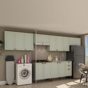 Imagem de Armário de Cozinha Completa Americana 6 peças CM53 Iluminata Genialfle