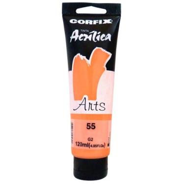 Imagem de Tinta Acrílica Corfix Arts 120ml Laranja 55 Gr2, 055 - LARANJA