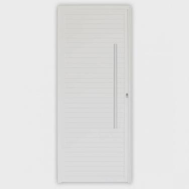 Imagem de Porta de Alumínio Lambri 210x80cm com Fechadura Rolete e Puxador Project mgm