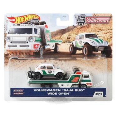 Imagem de Brinquedo Hot Wheels Volkswagen Team Transport Baja Bug Wide Open
