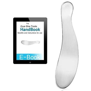 Imagem de Gua Sha Tools, ferramenta de raspagem de aço inoxidável, placa de massagem, ferramenta de quiropraxia, ferramenta de fisioterapia, ótima mobilização de tecido macio, ferramenta guasha de grau médico