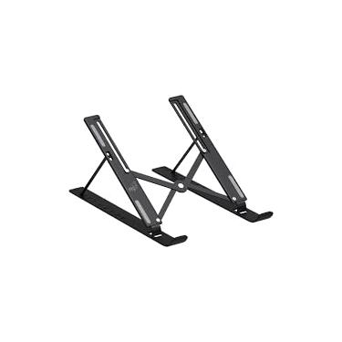 Imagem de Suporte para Notebook Ajustável, Base Ergonômica Dobrável e Regulável, Universal para Notebooks, Tablets e Netbooks, Leve e Portátil com Estojo para Armazenagem, Ideal para Trabalho e Estudo