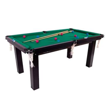 Imagem de Mesa de sinuca Bilhar mdp 18mm + Tacos e Bolas - klopf 1035