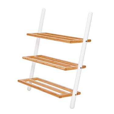 Imagem de P9IDEDFH Sapateira para montagem de 3 gravatas, suporte branco, organizador de sapatos, prateleira, entrada, móveis, decoração de casa