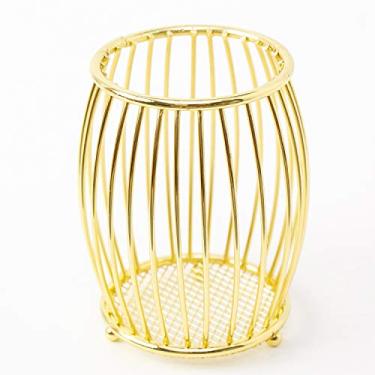 Imagem de Nordic Creative Makeup Brush Pen Holder Pencil Barrel Study Office Desktop Storage Supplies Multifuncional Organizador de caixa de armazenamento (Cor: A) (A) super conveniente (A) (A)