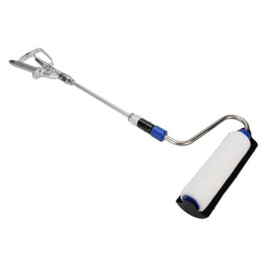 Imagem de Pincel de Rolo de Tinta Elétrica, Rolo de Pulverizador Sem Ar de Priming Com Alumínio, Pólo de Extensão de Liga de Alumínio, Estrutura de Rolo de Aço Inoxidável para Uso de