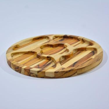 Imagem de Petisqueira Redonda em Madeira Teca - Utilitário Decor