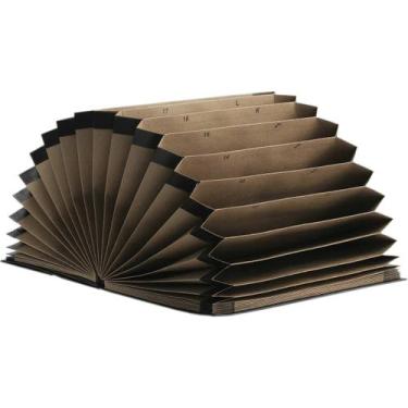 Imagem de Pasta Sanfonada Papel Oficio 31 Div Kraft Classic Unidade - Dello