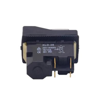 Imagem de KLD28/KJD17 KLD28A/KJD17A Interruptores de Botão Eletromagnético para Iniciante Equipamento de Máquina-Ferramenta IP55 Impermeável Segurança Bruxa 28A (KJD17 4PINS)