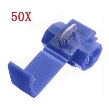 Imagem de 50Un Conector Elétrico Derivação Emenda Fios 1,5 A 2,5Mm