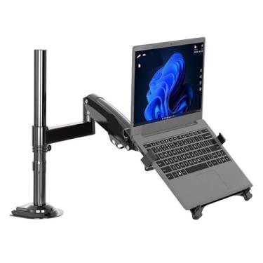 Imagem de BEGWVDJTP Suporte H100-FP para laptop, braço giratório universal, suporte de altura para tablet