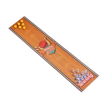 Imagem de Colaxi Mini Tabletop Bowling Game Set Desk Apresentar boliche para desktop com bolas e alfinetes para casas de Natal para casa Adultos para crianças