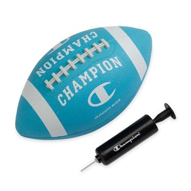 Imagem de Champion Blitz Football (Junior, Maré feroz/branco), futebol para todos os climas, aderência aprimorada, capa de borracha durável e cadarços moldados, para esportes ao ar livre e treinamento, inclui