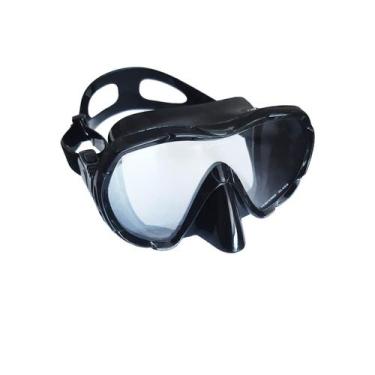 Imagem de Mw-01 Fun Dive, Máscara Silicone No Frame Mergulho Snorkel, Preto
