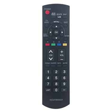 Imagem de ALLIMITY Controle remoto de substituição N2QAYB000221 para Smart TV Panasonic 3D 4K TC-37LZ85 TH42PX80 TH-42PX80 TC-26LX85N TC32LX85 TC-32LX85 TC32LX85N TH-C50HD18 THC50HD18 A TH-C500 HD18A THM50HD18