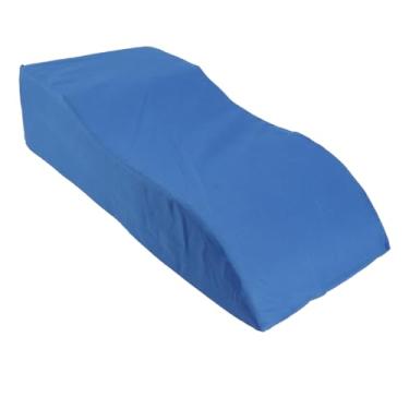 Imagem de Travesseiro de Perna Elevada, S Forma de Espuma Espuma Perna Ampla Aplicação Confortável para o Escritório (Azul)