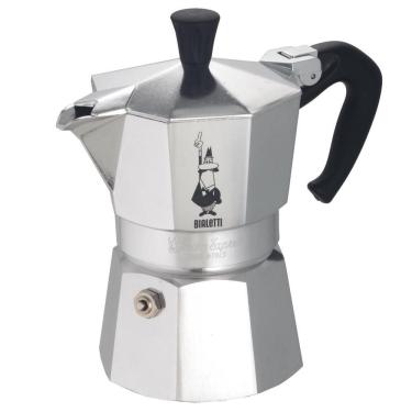 Imagem de Cafeteira Nuova Moka Express Bialetti Em Alumínio 2 Xícaras Alumínio