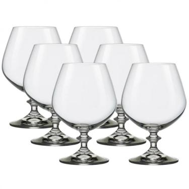 Imagem de Conjunto De Taças Para Conhaque Bohemia Angela 400 Ml Em Cristal Ecológico 6 Peças Transparente