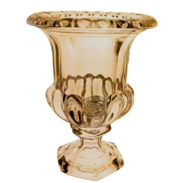 Imagem de Vaso Athenas Cristal Com Pé 11x13 - Ambar Luster