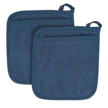 Imagem de Ritz Luva de bolso Terry & Hot Pad: incomparável resistente ao calor, durável 100% algodão – ergonomicamente projetado para aderência ideal – fácil de cuidar, lavável na máquina, perfeito para sua