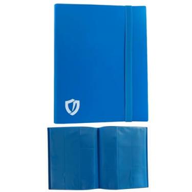 Imagem de Fichário Pasta Azul Royal Capacidade de 360 Cartas Cartinhas Colécionáveis no formato 3 x 3 sideload proteção para indispensável para a sua coleção de cards.