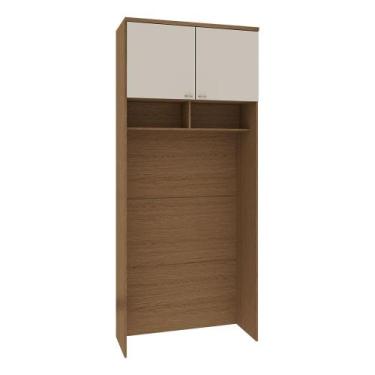 Imagem de Modulo Ponte 2 Portas Setiba 1000mm Rimo Carvalho/Palha