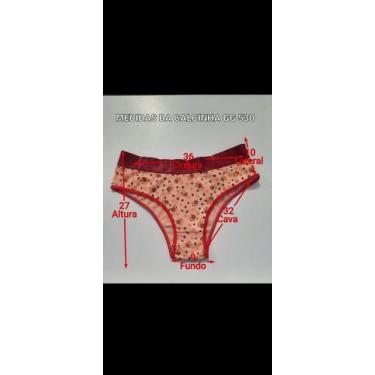 Imagem de Kit 10 Calcinha De Cos Alto Cotton Algodão Barato Atacado - JANAIKA M 