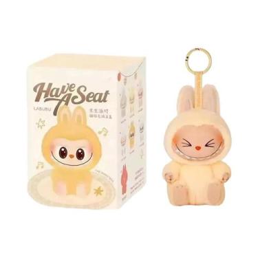 Imagem de Labubu Anime Figura Chaveiro PVC Pingente Boneca Modelo Monstro Réplic