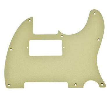 Imagem de KAISH Placa de alumínio fosco Tele Humbucker estilo pickguard metal anodizado TL Pick Guard para Telecaster americana/mexicana ouro fosco