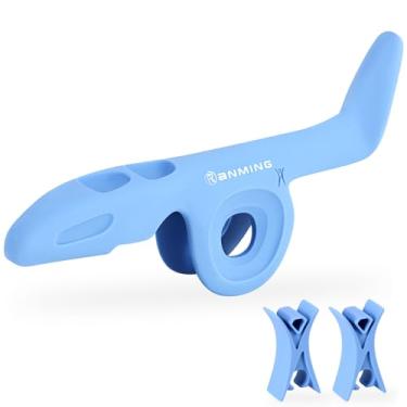 Imagem de ROWELL Suporte de arco de violino para prática – Corretor de posição de mão de silicone antiderrapante ferramenta de ensino para iniciantes estudantes melhoram a aderência e postura do arco auxílio de