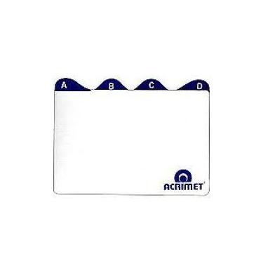 Imagem de Divisoria A-z 4x6 Para Fichário De Mesa Acrimet