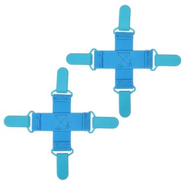 Imagem de Mabor Desembaraçador de lençol de cama de 2 peças, reduz o emaranhamento da roupa de cama, evita que os lençóis/capas de edredom/cobertores se enrolem, torçam na máquina de lavar e secar, economiza