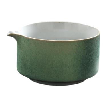 Imagem de YWJLQH Tigela de cerâmica Matcha, tigela de chá de porcelana tradicional, xícara de chá verde japonês, chawan, mistura artesanal para família e amigos, Ciano