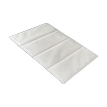 Imagem de Pegciuho Almofada para assento de acampamento, assento para áreas externas, almofada para assento, tapete para viagem, jardim, mochila, White S