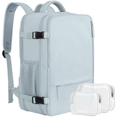 Imagem de Mochila de viagem Sinaliy Large Expansível 40L Impermeável 17"