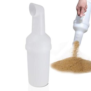 Imagem de Jwthee Garrafa de areia para carrinho de golfe, garrafa de enchimento de divoto de carro de clube de golfe, recipiente de sementes universal para enchimento de divoto, sem necessidade de perfuração