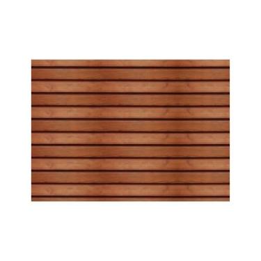 Imagem de Papel de Parede Adesivo em PVC, Design Ripado Madeira, 5 Metros x 45 cm, Marrom