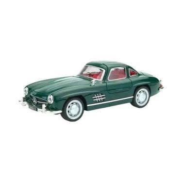 Imagem de Carro Vintage Em Escala 1:32 500K 300SL Em Liga Fundida Com Luz Sonora