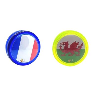 Imagem de Yo-Yo (Ioiô) Seleções da Copa do Mundo 2022 – Kit com 2 Brinquedos Colecionáveis (França - Pais de Gales)