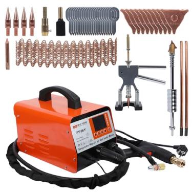 Imagem de PLAYOCCAR Kit de extrator de amassados para soldador a ponto, ferramenta de remoção de amassados 3KW, máquina de solda de carroceria de carro, kit de ferramentas de reparo de porta de capô multiponto