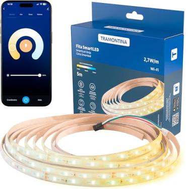 Imagem de Tramontina Smart Fita LED ​Inteligente Multitemperaturas luz amarela e branca 5 Metros​...